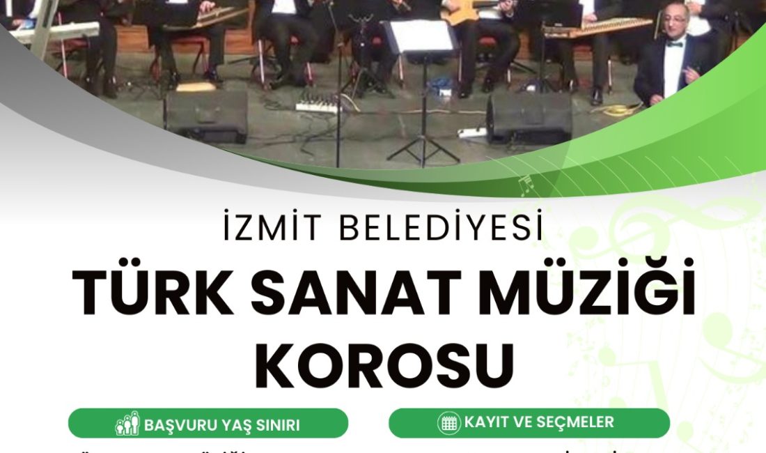 İzmit Belediyesi, Türk Sanat Müziği’ne gönül veren vatandaşları yeni dönem