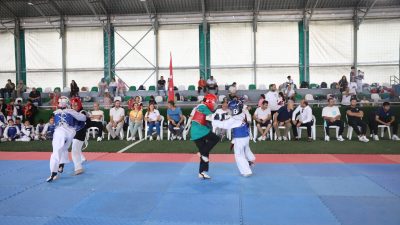 Körfez Belediyesi, 30 Ağustos Zafer Bayramı etkinlikleri kapsamında Minikler Taekwondo
Şenliği