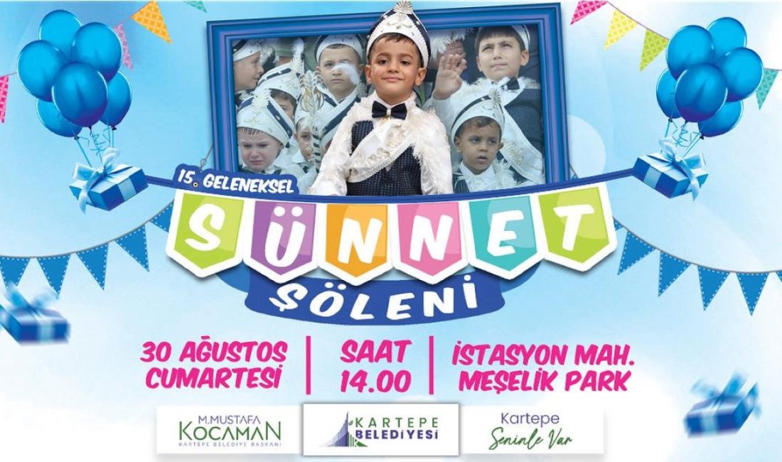 Kartepe Belediyesi, 30 Ağustos Zafer Bayramı’nı hem 15. Geleneksel Sünnet