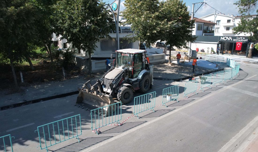 Kocaeli Büyükşehir Belediyesi, Başiskele sahilinde trafik akışını düzenlemek, yaya güvenliğini