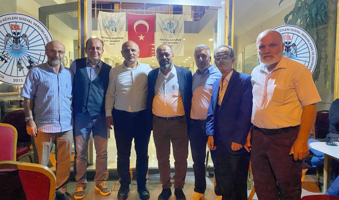 Kocaeli Erzurum Çatlılar Derneği’ni ziyaret eden Başkan Şener Söğüt, “Derneklerimiz