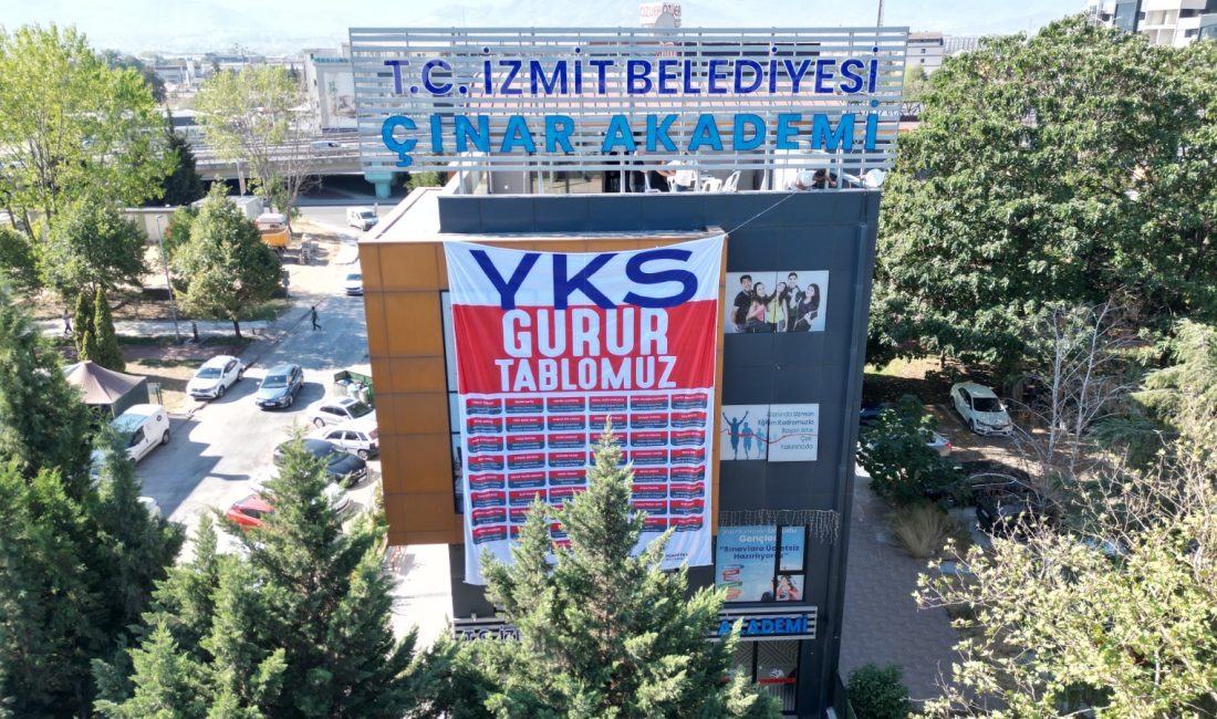 Eğitimde fırsat eşitliği ilkesini benimseyen İzmit Belediyesi, Çınar Akademi’nin YKS