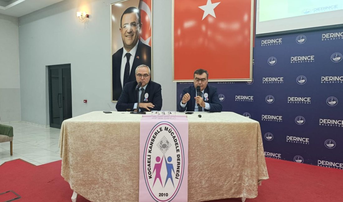 Derince Belediyesi’nin toplum sağlığına yönelik düzenlediği çalışmalar kapsamında Kocaeli Üniversitesi