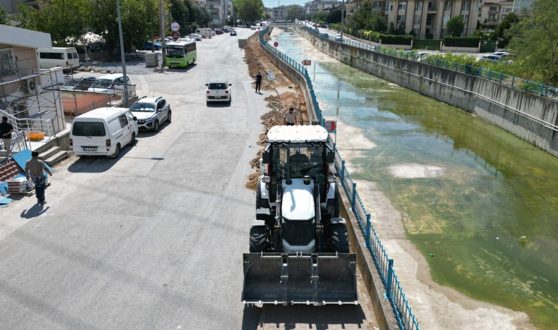 Alikahya Fatih Mahallesi Akarca Caddesi’nde başlatılan çalışmalarla bölgeye hem modern