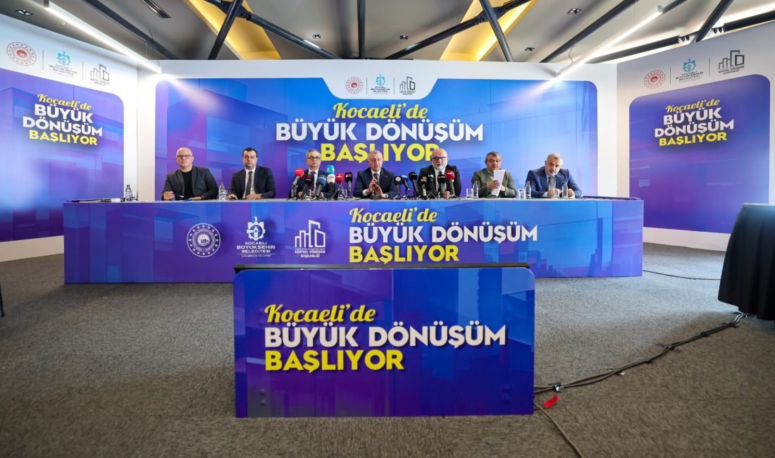 Kocaeli Büyükşehir Belediyesi, 7 ilçedeki 5.000 bağımsız birimin dönüştürülmesi için