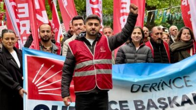 CHP Derine İlçe Genlik Kolları Başkanı Mert Duman, il yöneticisi