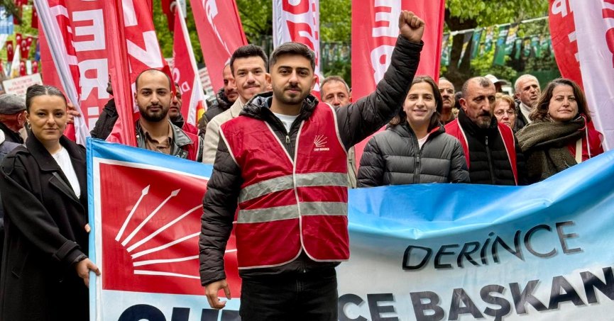 CHP Derine İlçe Genlik Kolları Başkanı Mert Duman, il yöneticisi