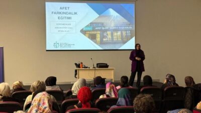 Kocaeli'de afet bilincini toplumun tüm kesimine yaymak amacıyla kadınlara yönelik