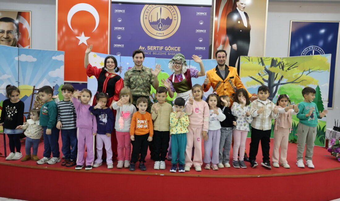 Derince Belediyesi, 20 Kasım Dünya Çocuk Hakları Günü’nde minik öğrenciler