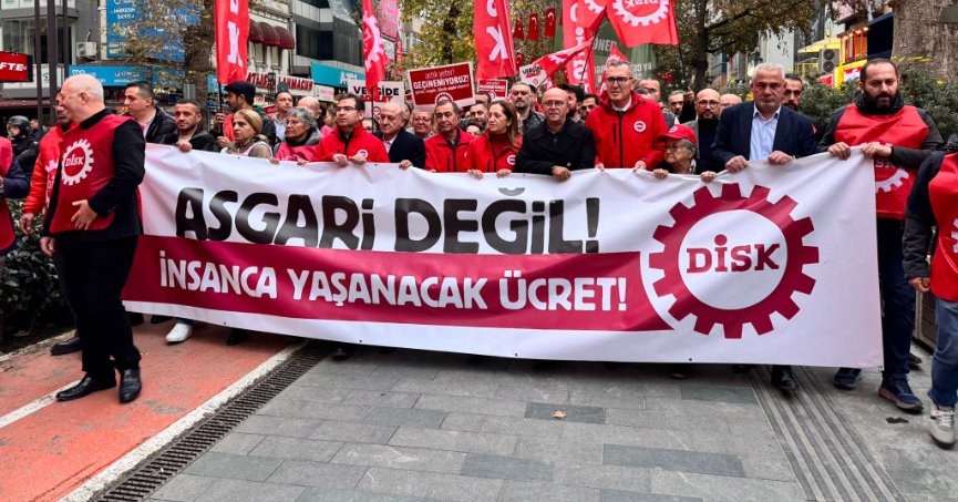 DİSK Genel Başkanı Arzu Çerkezoğlu, gelirde ve vergide adalet talebi