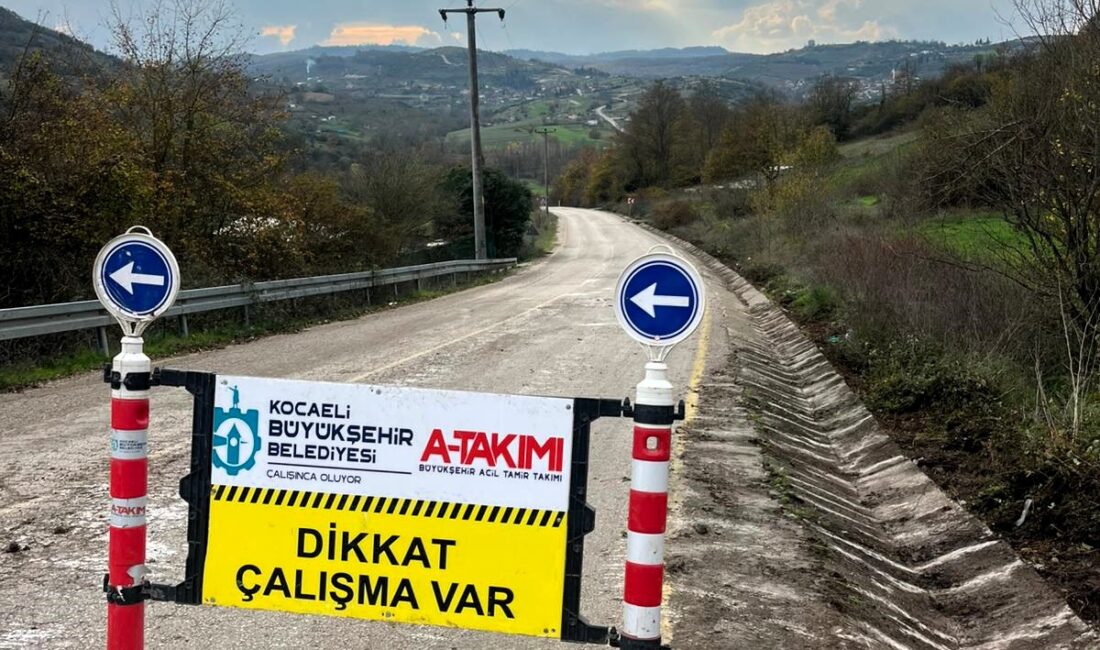 Kocaeli Büyükşehir Belediyesi, Kandıra ilçesi Kubuzcu Mahallesi Azaklı köyü yolu