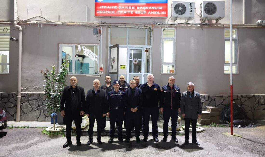 Derince Belediye Başkanı Av. Sertif Gökçe, yılbaşı gecesinde görev başında