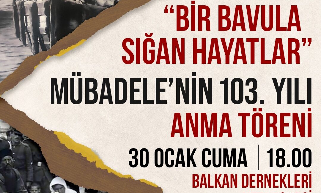 İzmit Belediyesi, Türk–Yunan Nüfus Mübadelesi’nin 103. yılı dolayısıyla Balkan Dernekleri