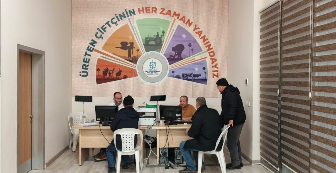 Kocaeli Büyükşehir Belediyesi’nin çiftçilere yönelik “Yem Bitkisi Tohumu”, “Zirai Gübre”