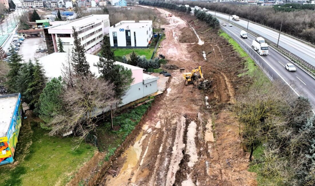Kocaeli Büyükşehir Belediyesi tarafından yürütülen “Alikahya TEM Bağlantı Yolu Projesi”nde
