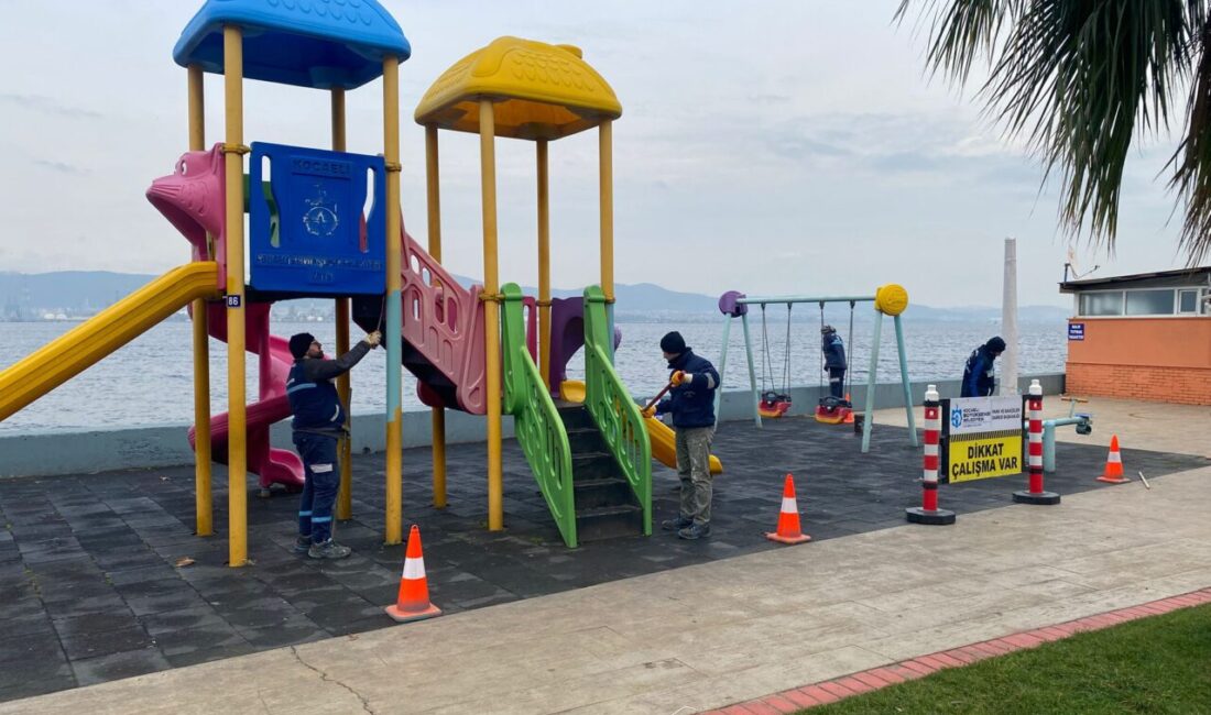 Kocaeli Büyükşehir Belediyesi, kent genelinde çocuk oyun alanları ile spor