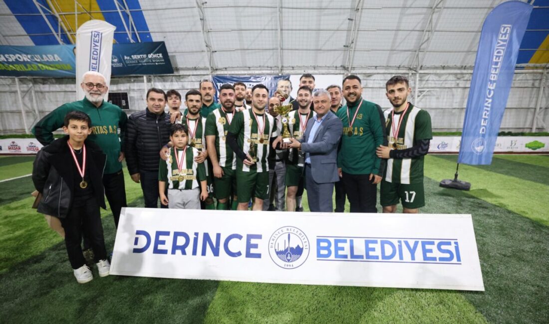 Derince Belediyesi’nin düzenlediği Birimler Arası Futbol Turnuvası’nda heyecan final müsabakalarının
