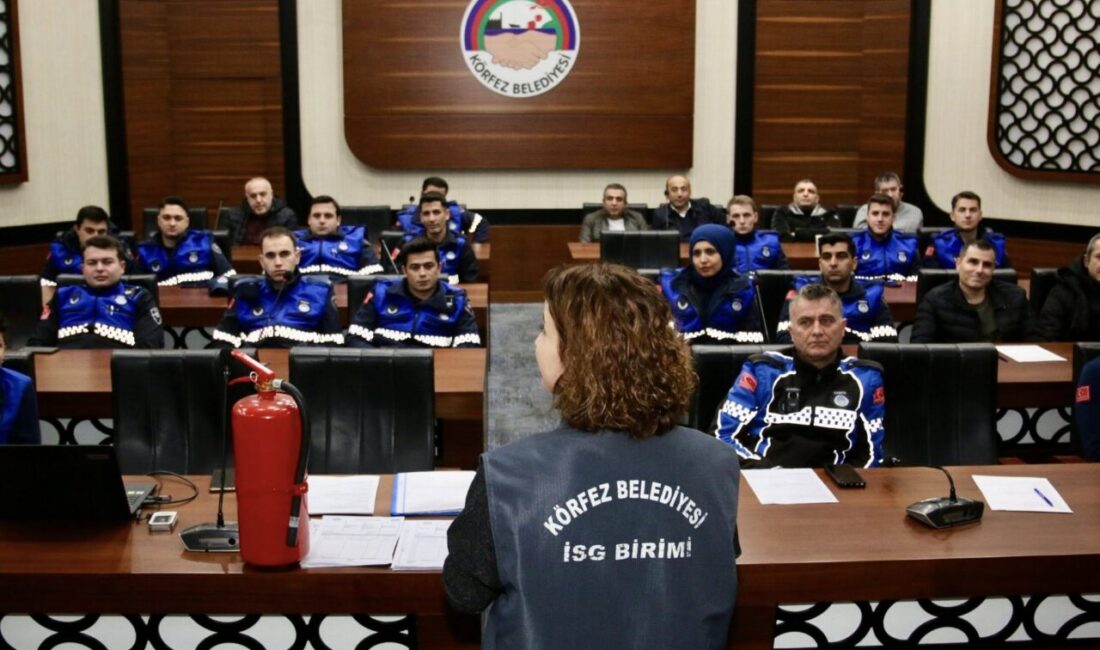 Körfez Belediyesi, personele yönelik eğitimleri aralıksız sürdürüyor. Bu kapsamda da