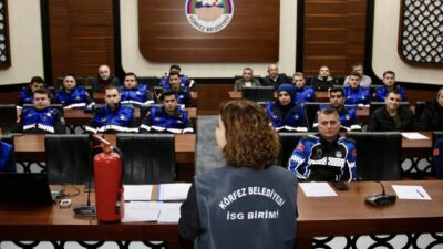 Körfez Belediyesi, personele yönelik eğitimleri aralıksız sürdürüyor. Bu kapsamda da