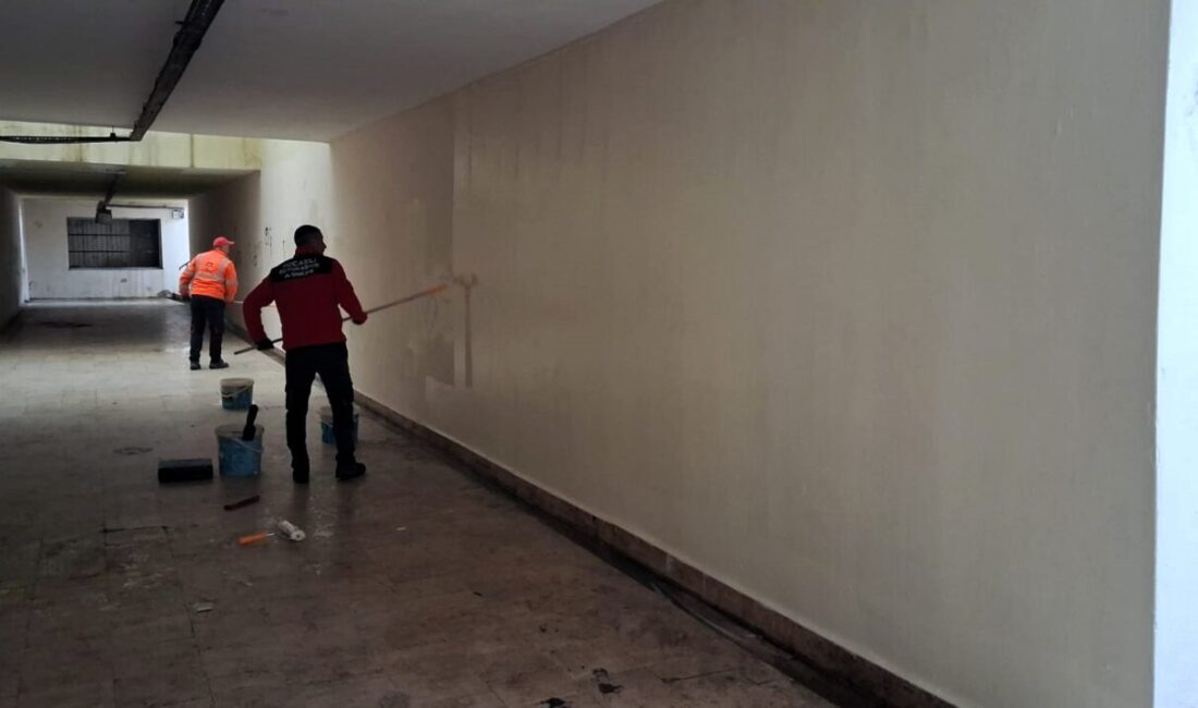 Kocaeli Büyükşehir Belediyesi, Gebze Mevlana Mahallesi Erenler Caddesi’ndeki alt geçitte