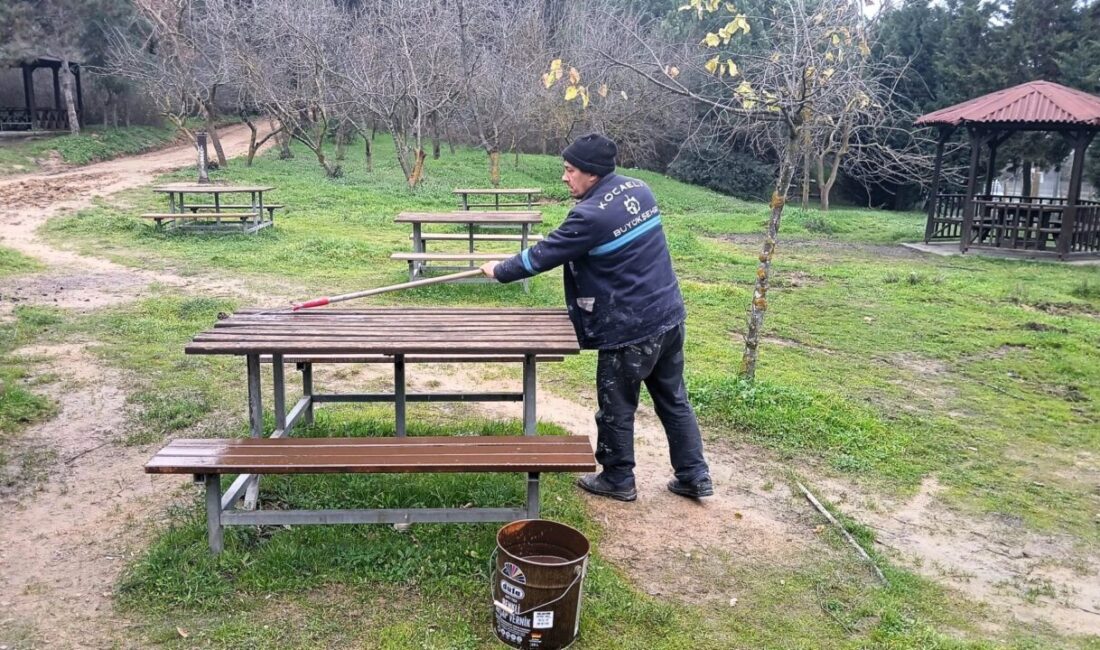 Kocaeli Büyükşehir Belediyesi, kent genelindeki park, bahçe ve çocuk oyun