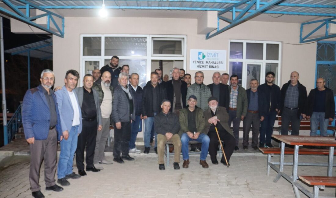 İzmit Belediyesi Yenice Mahallesi’ndeki üreticilerle bir araya gelerek talep ve