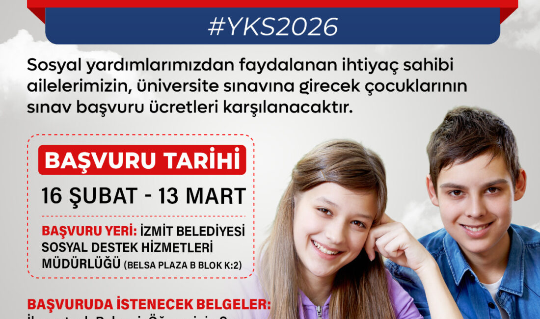 İzmit Belediyesi Sosyal Hizmetler Müdürlüğü, belediyenin sosyal yardımlarından düzenli olarak