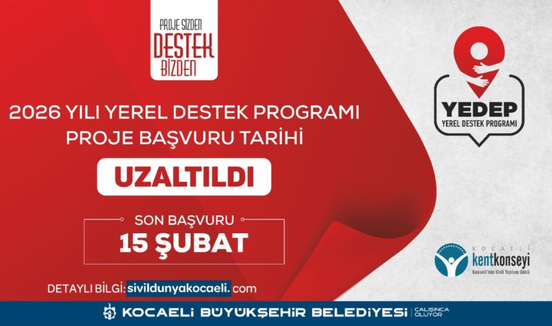 Kocaeli Büyükşehir Belediyesi’nin desteğiyle hayata geçirilen Yerel Destek Programı’nda (YEDEP)