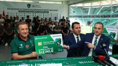 Kocaelispor, Halkbank ile yaptığı anlaşmayla kulübe kalıcı gelir sağlayacak ve
