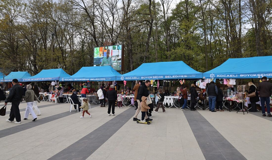 Kocaeli Büyükşehir Belediyesi’nin üreticileri desteklemek için kurduğu Komek Sepeti ilgi