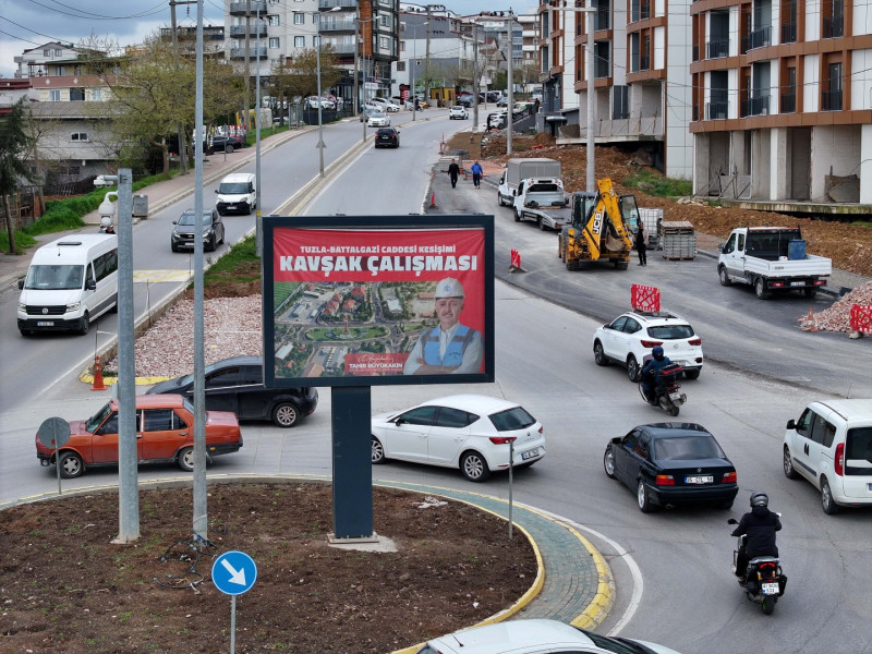 Kocaeli Büyükşehir Belediyesi, Darıca Tuzla Caddesi ile Battalgazi Caddesi’nin kesişiminde
