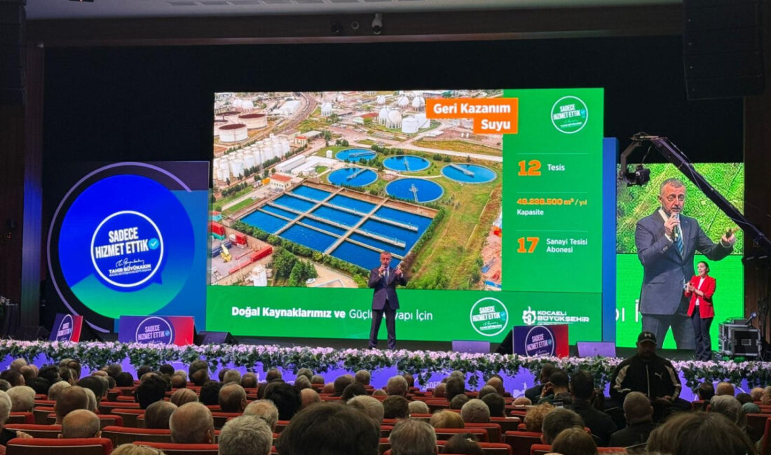 Kocaeli Büyükşehir Belediye Başkanı Tahir Büyükakın, iki yıllık sunumunda doğal