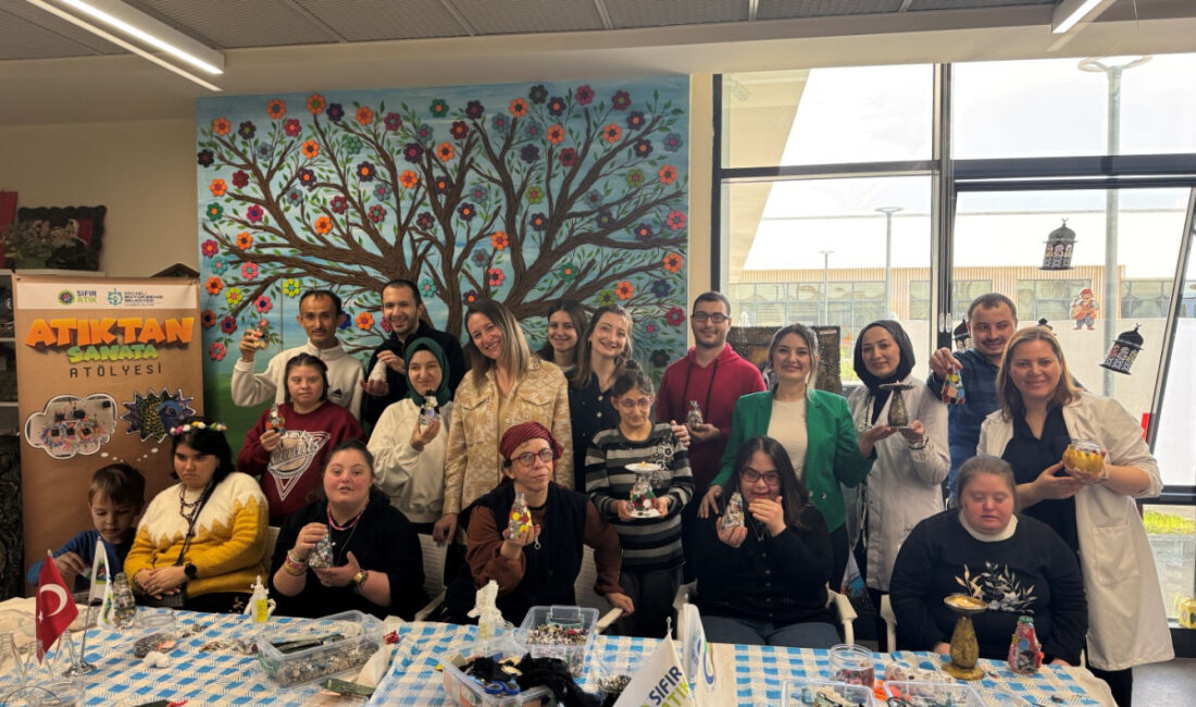 Kocaeli Büyükşehir Belediyesi’nin “Sıfır Atık” çalışmaları kapsamında Gonca Engelsiz Yaşam