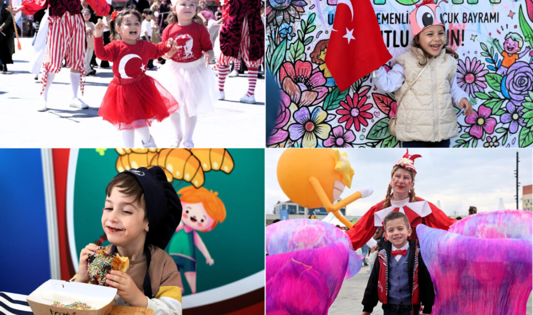 Büyükşehir Belediyesi’nin İzmit Milli İrade Meydanı’nda gerçekleştirdiği 23 Nisan Çocuk