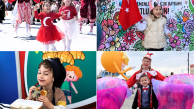 Büyükşehir Belediyesi’nin İzmit Milli İrade Meydanı’nda gerçekleştirdiği 23 Nisan Çocuk