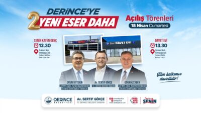 Derince Belediye Başkanı Av. Sertif Gökçe, iki önemli projeyi daha
