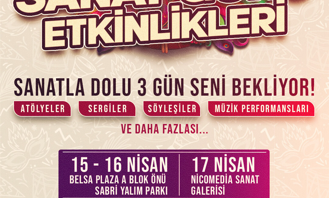 İzmit Belediyesinin 15–17 Nisan tarihleri arasında düzenleyeceği Dünya Sanat Günü