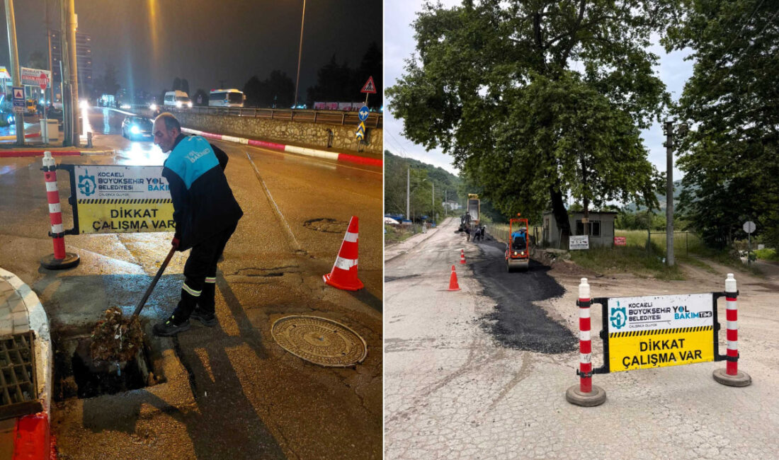 Kocaeli Büyükşehir Belediyesi, yaklaşan Kurban Bayramı öncesinde kent genelinde yol,