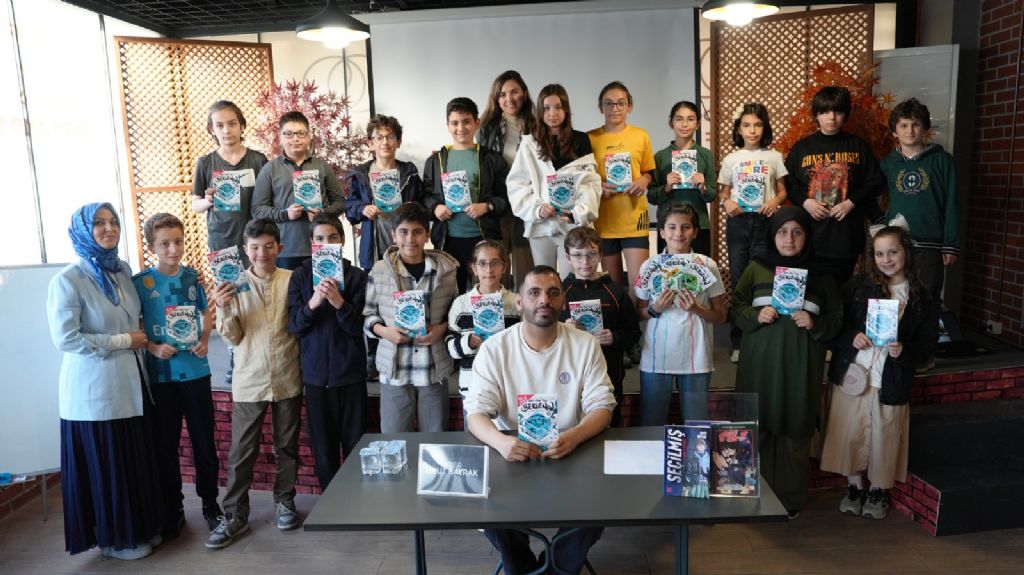 Oku-yorum kitap okumaları ve yazar buluşmaları kapsamında manga çizeri Umut
