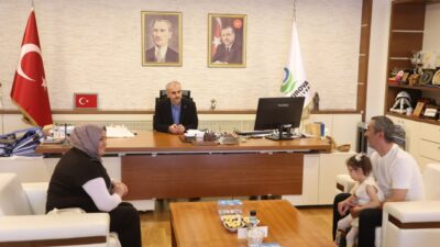 Çayırova Belediye Başkanı Bünyamin Çiftçi, Çayırova’da ikamet eden ve serebral