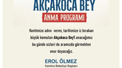 Kandıra Baba Tepesi’nde, Osmanlı Devleti’nin kuruluş döneminin önemli
komutanlarından Akçakoca Bey