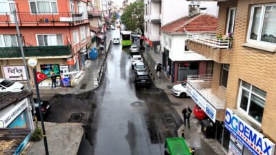 Kent genelinde ulaşım yatırımlarını sürdüren Kocaeli Büyükşehir Belediyesi, Darıca ilçesinde