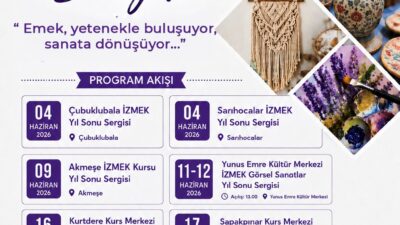 İZMEK Kursları’nda eğitim alan yaklaşık 2 bin 500 kursiyerin yıl