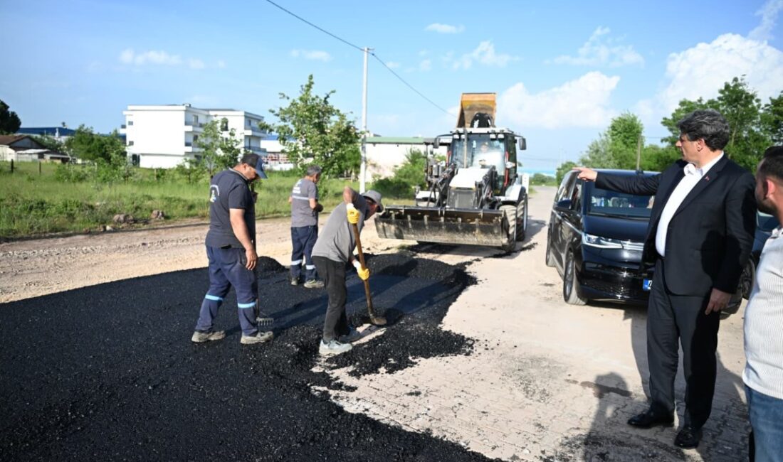 Kartepe Belediyesi, alt yapı çalışması tamamlanan yollarda üst yapı çalışmalarını