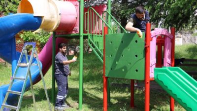 Dilovası Belediyesi, ilçe genelindeki parkları ve çocuk oyun alanlarını daha