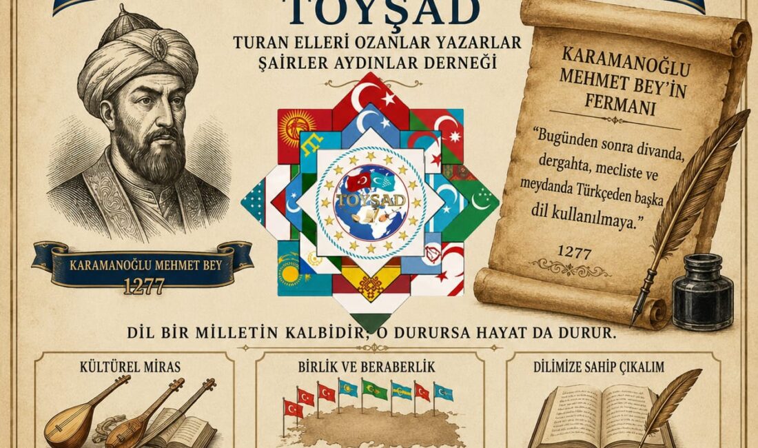 Turan Elleri Ozanlar Yazarlar Şairler Aydınlar Derneği (TOYŞAD), Türk Dil