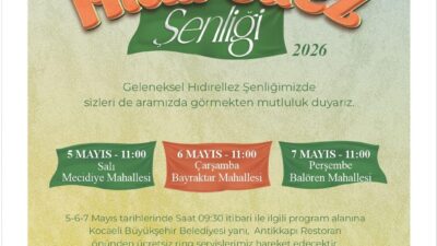 Kocaeli, baharın en güzel müjdeleyicisi olan Geleneksel Hıdırellez Şenliği’ne hazır.