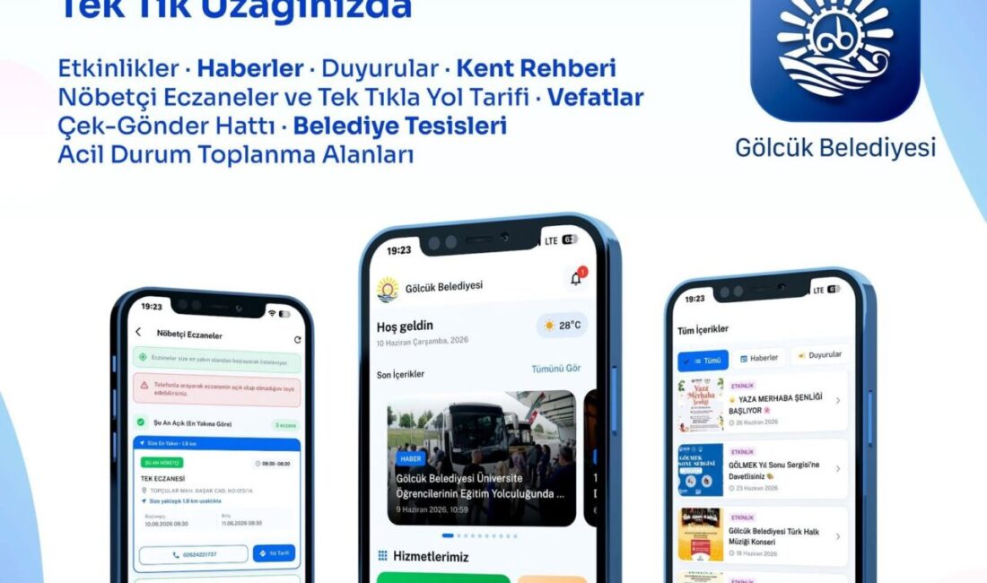 Gölcük Belediyesi, vatandaşların hayatını kolaylaştırmak ve belediye hizmetlerine erişimi hızlandırmak