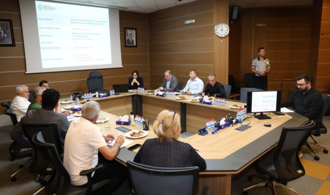 Kocaeli Büyükşehir Belediyesi Encümen toplantısında 150 gündem maddesi karara bağlandı.