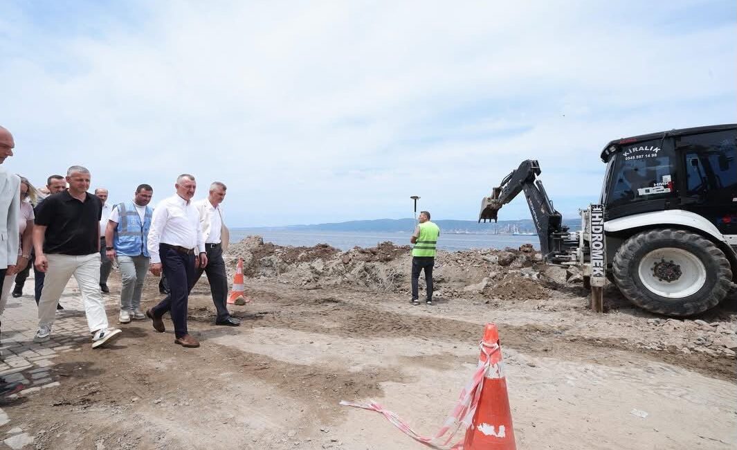 Kocaeli sahilleri, Büyükşehir Belediyesi tarafından modernleştirilirken; Değirmendere’deki çalışmalarda sona gelindi.